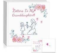 SLZ STORE Letters To My Granddaughter is Diary Book For Girls A Keepsake Journal to Write Special Memories, Baby Milestone Journal. Un diario diario para mujeres que se han convertido en abuelas
