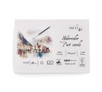 SM.LT Bloc de notas para acuarela con papel blanco de 300 g/m², compuesto por 20 hojas PC-20(300)/FSC