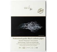 SM-LT - Bloque de bellas artes (155 gsm, A4-10 hojas), color negro