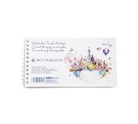 SM.LT Cuaderno de viaje para acuarela, tamaño 280 x 150 mm, 25 hojas, 260 g/m², TB-25(260) TS