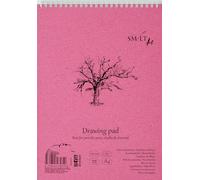 SM.LT PB-60TS Authentic line - Cuaderno para bocetos (A4, papel de 120 g, 60 páginas), color blanco