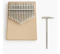 SM Sai Musicals Kalimba - Piano de pulgar de 17 teclas, fácil de aprender, instrumento musical portátil, regalos para niños y adultos principiantes con martillo de afinación e instrucciones de estudio