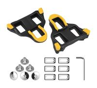 SM-SH11 SPD Plattensatz, Calas Carretera para Compatible Shimano SPD-SL Calas Pedales, Tacos para Bicicleta Montaña para Carreras de Bicicletas (Amarillo)