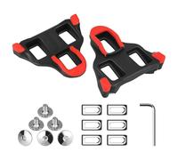 SM-SH11 SPD Plattensatz, Calas Carretera para Compatible Shimano SPD-SL Calas Pedales, Tacos para Bicicleta Montaña para Carreras de Bicicletas (Rojo)