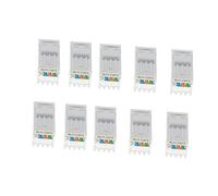 SM SunniMix 10 Piezas CAT3 RJ11 6P4C Teléfono Teléfono Modular Cat 3