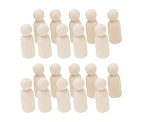 SM SunniMix 20 Unidades Peg Dolls Wedding Cake DIY, 65 mm Alto Hombre