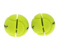 SM SunniMix 2X Forma de Pelota Tenis Squash Raqueta/Raqueta Vibrador Amortiguador Amortiguador, Amarillo