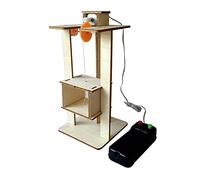 SM SunniMix Ascensor de Madera Juguetes Ciencia, Bricolaje ensamblado Ascensor Juguetes niños tecnología niños Regalo