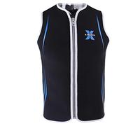 SM SunniMix Chaleco de Neopreno con Cremallera Delantera de Neopreno de 3 Mm para Hombre, para Buceo, Surf, Kayak de, Negro, M
