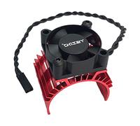 SM SunniMix Disipador de Calor de Aleación, Modelo Sin Escobillas, Accesorios de Repuesto para Disipador de Calor de Bricolaje para Wltoys 144001 124018 124019 - Rojo