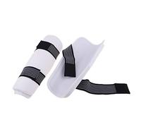 SM SunniMix MMA Profesional Taekwondo Sparring Gear Shin Protector Protector De Piernas para Artes Marciales Kickboxing Karate, Universal para Hombres, Mujeres, J - Blanco, XL