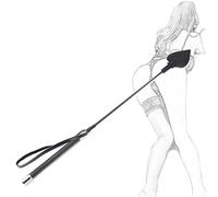 SM Whip Erótico Flogger Sexo Cuero de Vaca Paleta Larga BDSM Bondage Juego de Rol Nalgadas Montar Cultivo Coqueteo Erótico Fetiche Esclavo Juguetes Sexuales para Parejas Cosplay