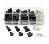 SM2.54 Kits 25 Kit 2p 3p 4p 2.54 mm paso hembra y macho conectores adaptadores