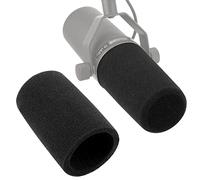 SM7B Pop Filter - Cubierta de viento para parabrisas de micrófono compatible con micrófono dinámico vocal Shure SM7B negro con cancelación de ruido WIBOND