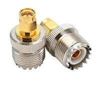 SMA macho hembra a RP SMA N BNC UHF PL259 SO239 TNC adaptador de cobre y latón convertidor de conector Coaxial RF recto(SMAJ-UHFK)