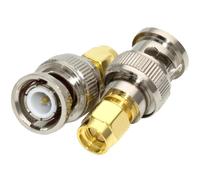 SMA macho hembra a RP SMA N BNC UHF PL259 SO239 TNC adaptador de cobre y latón convertidor de conector Coaxial RF recto(SMAJ-BNCJ)