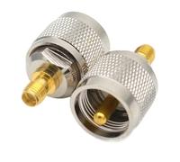 SMA macho hembra a RP SMA N BNC UHF PL259 SO239 TNC adaptador de cobre y latón convertidor de conector Coaxial RF recto(SMAK-UHFJ)