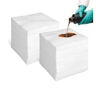 Smaafit Almohadillas absorbentes de aceite, 200 unidades de almohadillas de aceite de primera calidad, la alfombrilla original de goteo de aceite de garaje de 15 x 18 pulgadas para derrames de aceite