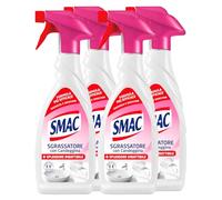 Smac Express - Desengrasante con candeggina, spray limpiador con acción desengrasante e higienizante, 650 ml x 4 piezas