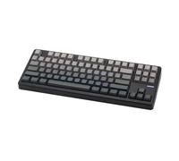 SMACKAPE Impact 80 - Teclado mecánico inalámbrico RGB de triple modo con sonido de escritura HiFi, junta intercambiable en caliente de 87 teclas con cable QMK/VIA (negro)