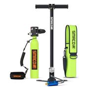 SMACO S300 Bombona de Buceo Pequeñas Portatil Mini Botella de Buceo de 0,5 litros con Capacidad hasta 10 Minutos Tanque de Buceo Recargable for Viajes Nadar Rescate