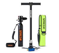 SMACO S300 Bombona de Buceo Pequeñas Portatil Mini Botella de Buceo de 0,5 litros con Capacidad hasta 10 Minutos Tanque de Buceo Recargable for Viajes Nadar Rescate