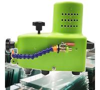 smafoseedding Canteadora De Vidrio Eléctrica Portátil De 800 W con Rueda Pulidora, Rectificadora De Cantos Biselados Rectos Y Redondos, Pulidora De Cantos para Mármol, Piedra Y Azulejos. 10mm