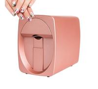 smafoseedding Dispositivo Móvil para Pintar Uñas, Máquina Impresora De Uñas 3D, Tiempo De Dibujo: 25-30 S, Patrón Personalizado, Bricolaje Personalizado, para Belleza Y Cuidado Personal,Gold