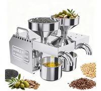 smafoseedding Extractor De Aceite Eléctrico Versátil De Doble Canal, Procesa Dos Aceites Simultáneamente, Prensa Automática De Aceite, Prensa Eléctrica En Frío Y En Caliente.