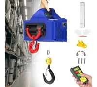 smafoseedding Grúa Polipasto Eléctrico Portátil 3 En 1,Grúa Polipasto Eléctrico De 220 V, Se Puede Controlar Varias Maneras Dentro 160 M, Velocidad Levantamiento: 5 M/Min 500kg/7.6m