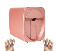 smafoseedding Impresora Digital Móvil para Decoración De Uñas, Miniimpresora para Decoración De Uñas, Bricolaje Personalizado, con Juego De Herramientas para Uñas, Fácil De Usar Gold