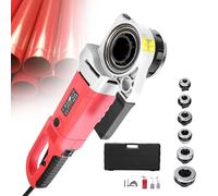 smafoseedding Kit De Roscado para Corte De Tuberías, Máquina De Roscado De Tuberías De Alta Resistencia De 2300 W,Herramienta De Plomería Portátil, Herramienta De Roscado De Tuberías, con 6 Troqueles