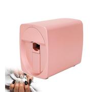 smafoseedding Máquina Impresora De Uñas 3D,Dispositivo Móvil para Pintar Uñas,Bricolaje Personalizado,Conveniente para Llevar A Viajes/Fiestas/Al Aire Libre,para Belleza Y Cuidado Personal,Red