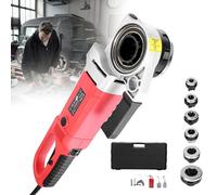 smafoseedding Máquina Roscadora De Tuberías De Alta Resistencia De 2300 W, Herramienta Portátil para Roscar Tuberías, Roscadora De Tuberías Manual, Kit De Roscado De Tuberías con 6 Troqueles