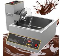 smafoseedding Nueva Máquina Automática Eléctrica para Fundir Y Atemperar Chocolate, Máquina para Fuente De Chocolate, Control Preciso para Fuente, Cobertura De Fresa, Barras Y Postres. 12KG