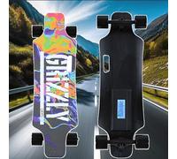 smafoseedding Patineta Eléctrica Todoterreno Profesional,Cruiser Eléctrica Sin Escobillas De 350 W con Control Remoto De 4 Velocidades,15% De Pendiente,Alcance De 25 Km/15,6 mph Y 15 Km/9,4 Mi TypeA