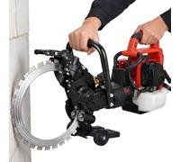 smafoseedding Sierra Circular De Hormigón A Gasolina,Sierra Toroidal De Hormigón A Gasolina,Ranuradora Pro Wall,Cortes Profundos De 305 Mm (12"),Bomba De Agua para Proyectos De Corte En Exteriores