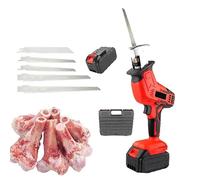 Smafoseedding Sierra Eléctrica de Mano, Cortadora de Huesos, Baja Vibración, 2 Kg, Corte Rápido de Carne y Huesos, Adecuada para Uso Comercial y Doméstico