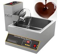 smafoseedding Templadora Automática De Chocolate - Mezcladora De Ruedas De Chocolate con Horno De Fusión: Tanque De Acero Inoxidable De Calidad Comercial, Control Preciso De La Temperatura 12KG