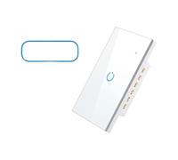 Smairt Touch Wall Switches - Voice Assistant Compatible, 1/2/3/4 Gang, Neutral Wire Required, Home Automation