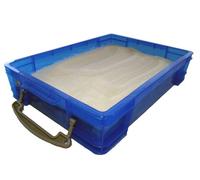 Small 4 Liter Portable Sand Tray with Lid by PlayTherapySupply