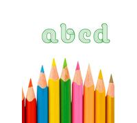 SMALL abcd: 99 pages of Alphabets each page has 26 Lowercase Letters to Colour (Colour The Alphabets)