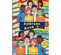 SMALL ADDRESS BOOK FOR TEENS: Stay Connected & Organized - A Fun A-Z Contact Book for Teens | Record Friends, Addresses, Phone Numbers, Emails, Birthdays & Special Events. 6"x9"