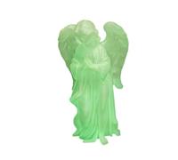 Small Angel Figurines | Glow In Dark prayingSculpture | Angel Embellishment For A Wide Range Of Decorative Layouts, Showing Lasting Artistic Beauty With Its Soft Peaceful Expression That Emits