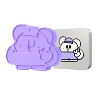Small Animal Beds - PE Stainless Steel Gel 12x12x3.5cm, Summer Heat Relief