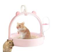Small Animal Carrier Cage with Water Bottle | Ventilated Portable Hamster Cage for Dwarf Hamsters and Gerbils | Perfect for Outdoor Adventures and Travel