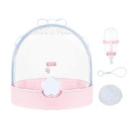 Small Animal Carrier, Travel Hamster Bunny Carrier | Suministros para Mascotas Llevan una con una botella de agua para Gerbil Bird Chinchilla erizo al aire libre