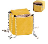 Small Animal Hammock, Ferret Bed Hamster Hammock, Warm Chinchilla Bed Hamster Swing, Sugar Glider Bed Hamster, Cozy Ferret Bed Hamster Hammock, Easy To Use, Portable for Hamster Squirrel