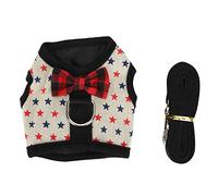 Small Animal Harness and Leash Set | Adjustable Mesh Vest for Rabbits/Guinea Pigs/Hamsters | Escape - Minimizing Ventilated Design | Cozy Pet Walking Supplies (Metro)