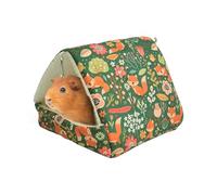 Small Animal House Jaula - Hábitat de mascotas para conejillos de indias, conejos, hámsteres, chinchillas, hurones | Marco de alambre estable, ventilado, fácil de limpiar, espacioso y cómodo